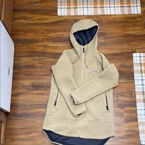 Columbia Tan Hooded Jacket